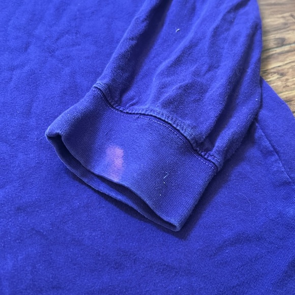 Kansas state Purple Long Sleeve Shirt with Logo -some stains - Picture 5 of 8